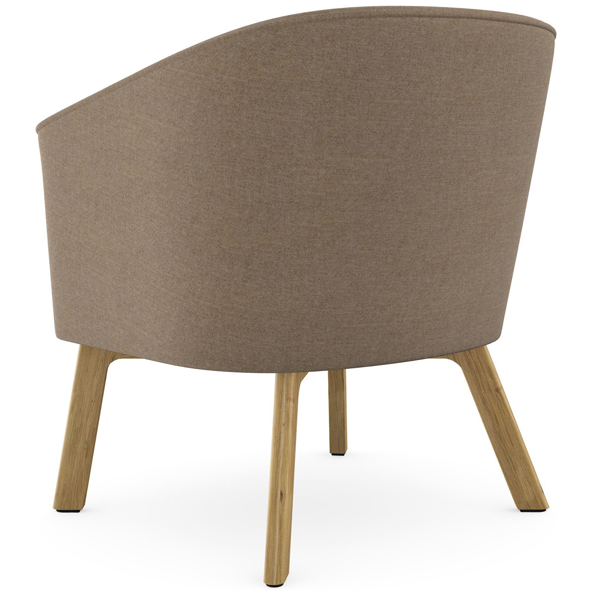 Len Armchair with Wooden Legs
