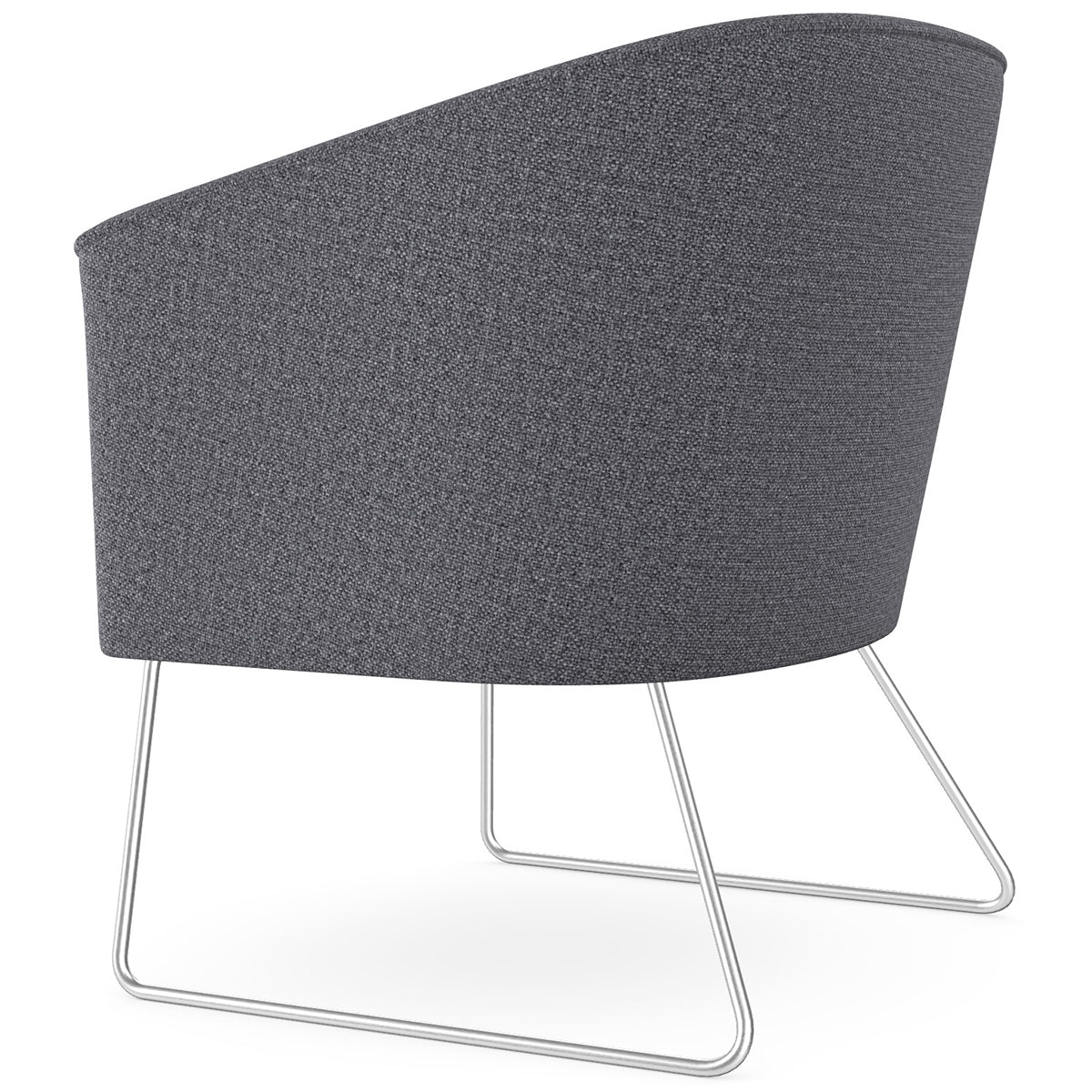 Len Armchair with Metal Legs