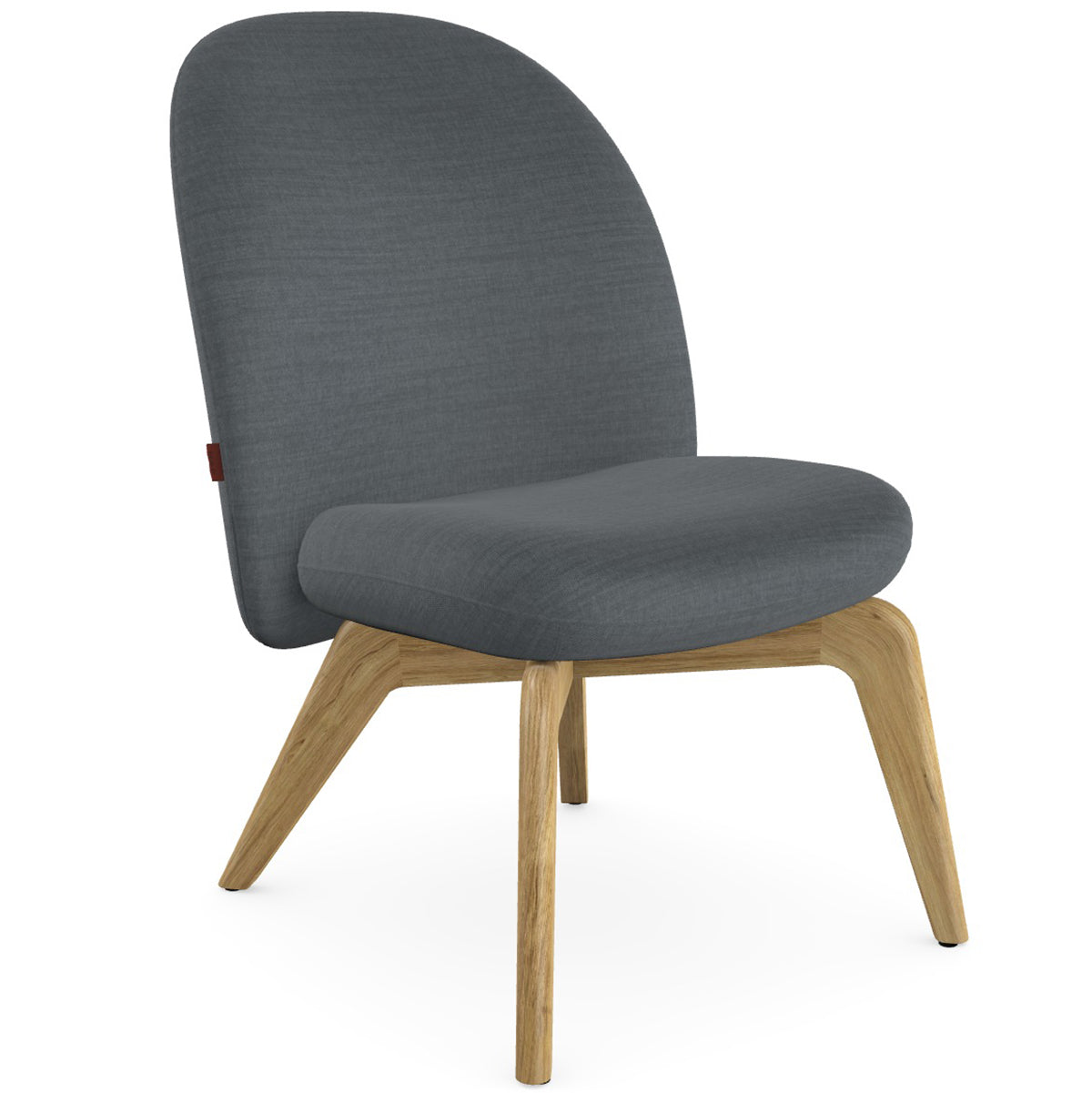 Fi Armchair with Wooden Legs