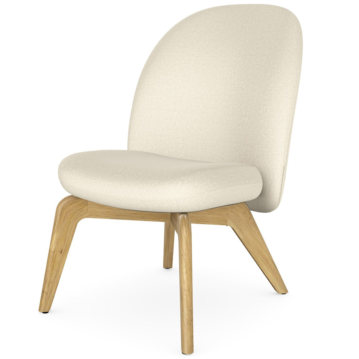 Fi Armchair with Wooden Legs
