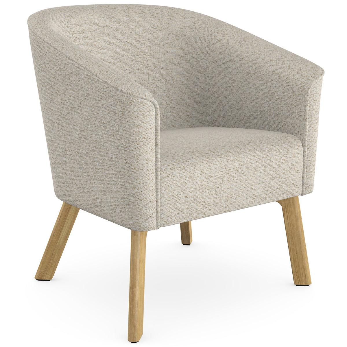 Len Armchair with Wooden Legs