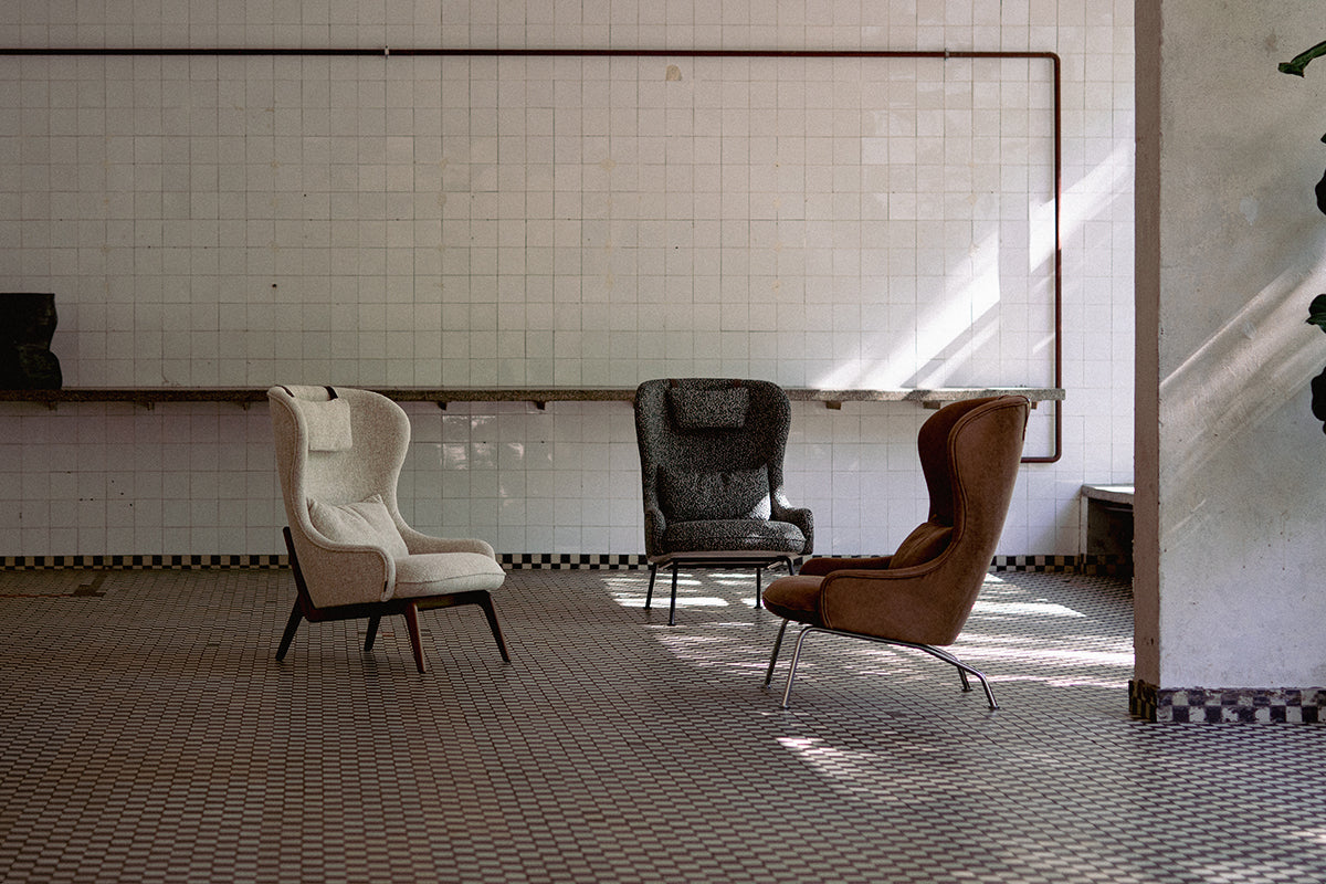Aba Armchair with Metal Legs