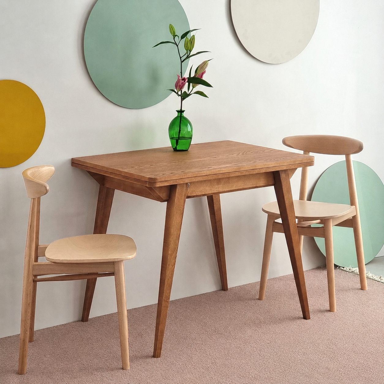 Envelope Veneered Extendable Dining Table