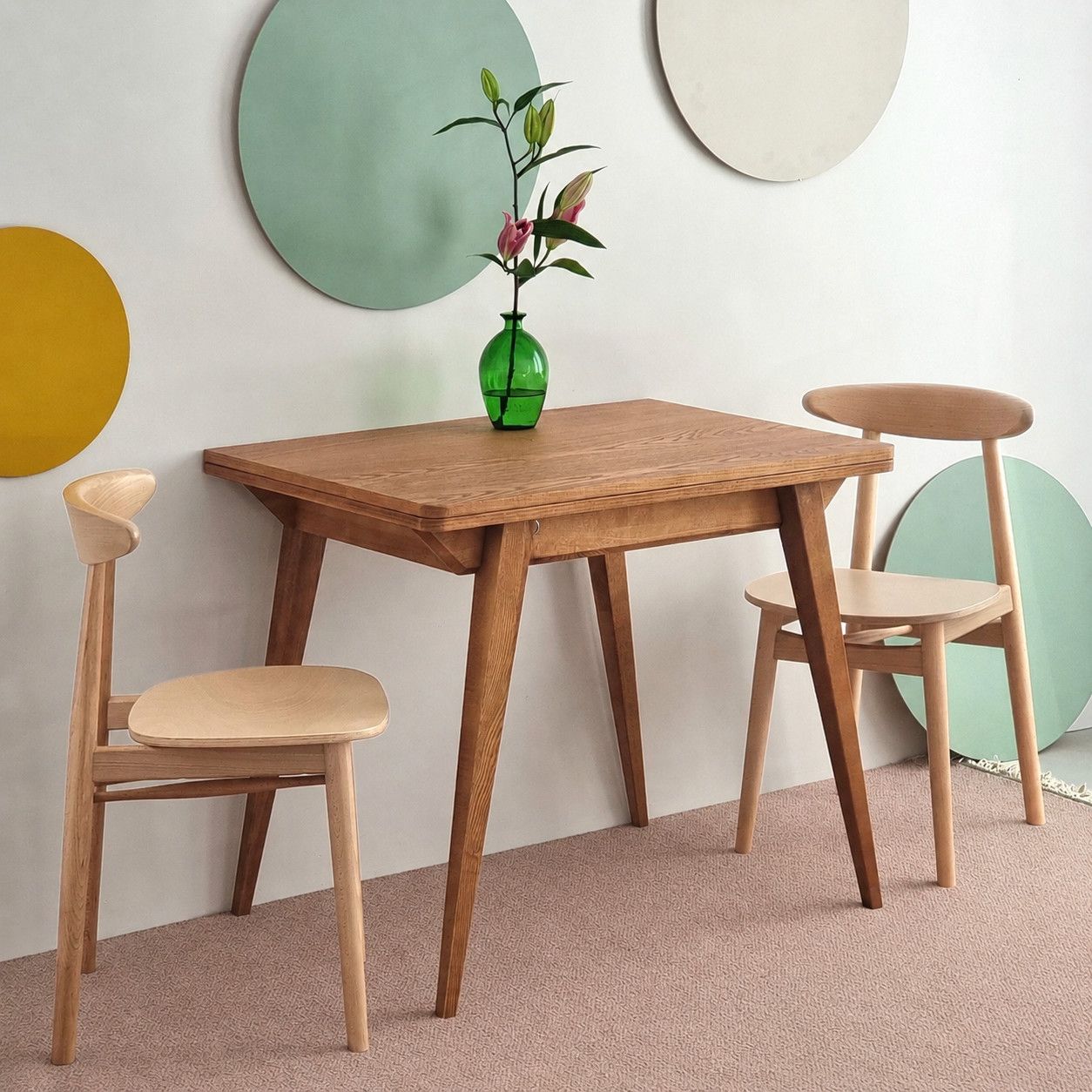 Envelope Veneered Extendable Dining Table