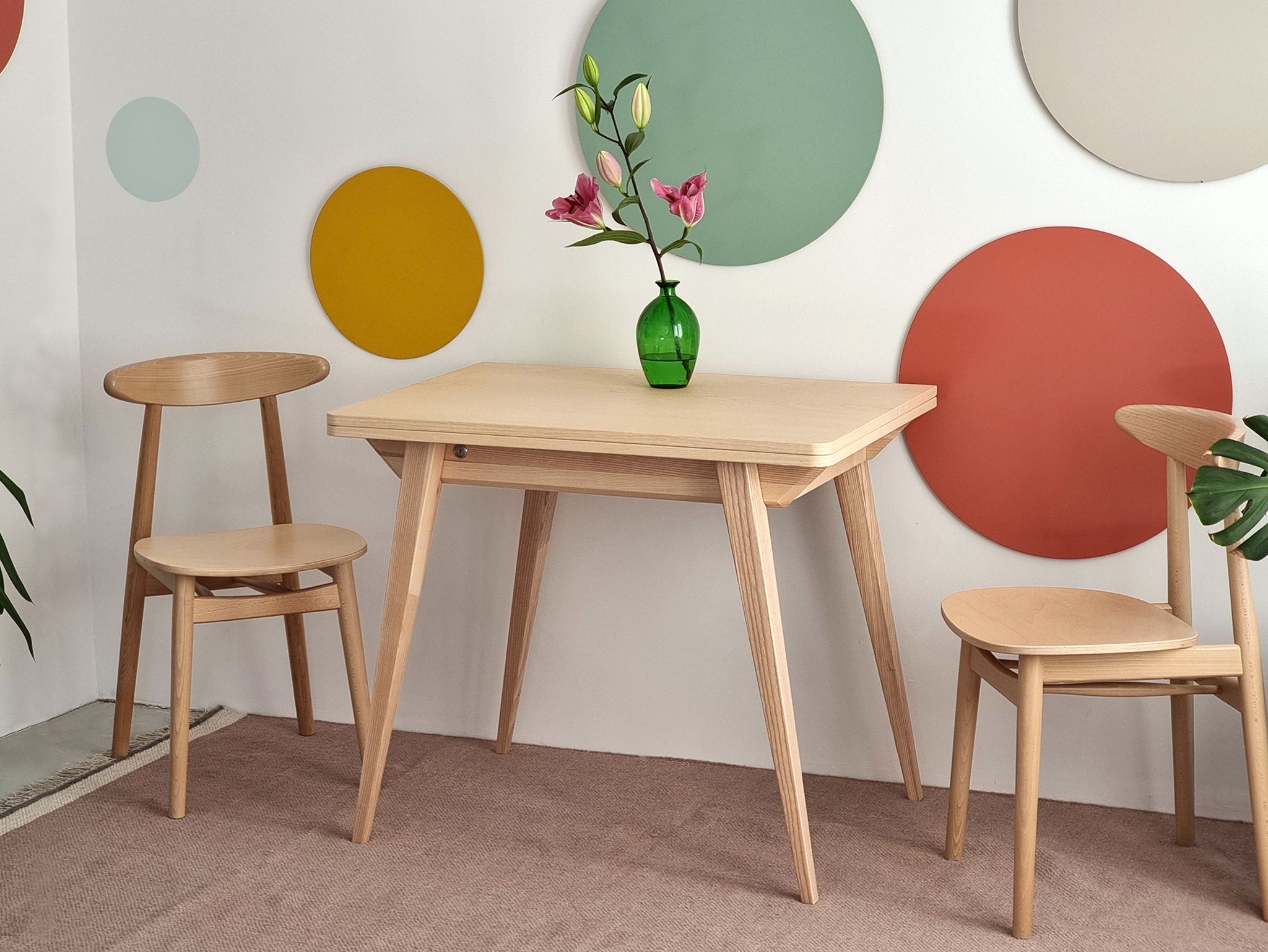 Envelope Veneered Extendable Dining Table
