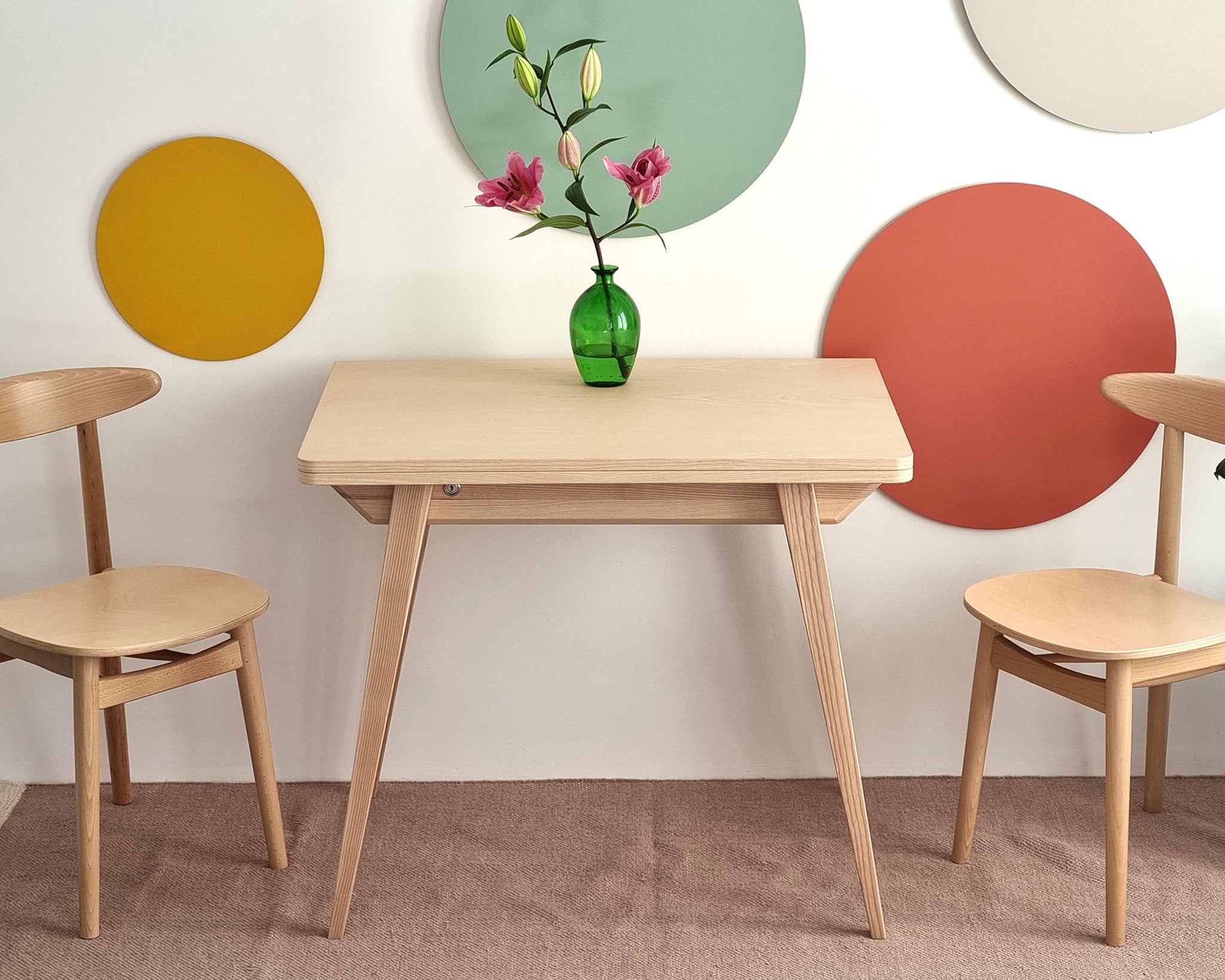 Envelope Veneered Extendable Dining Table