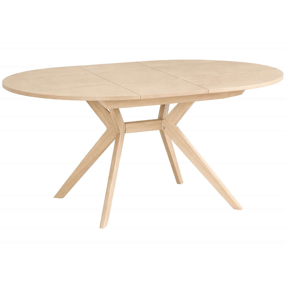Biju Round Veneered Extendable Dining Table