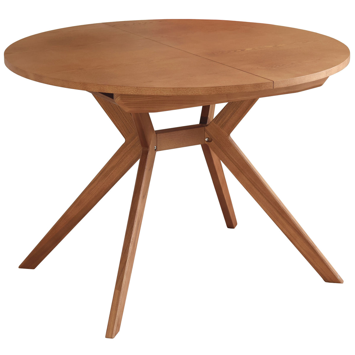 Biju Round Veneered Extendable Dining Table