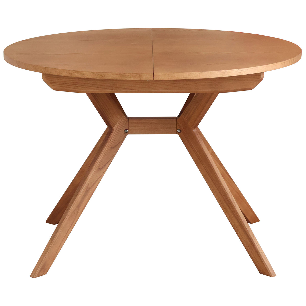Biju Round Veneered Extendable Dining Table