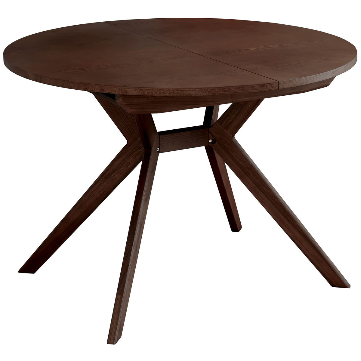 Biju Round Veneered Extendable Dining Table