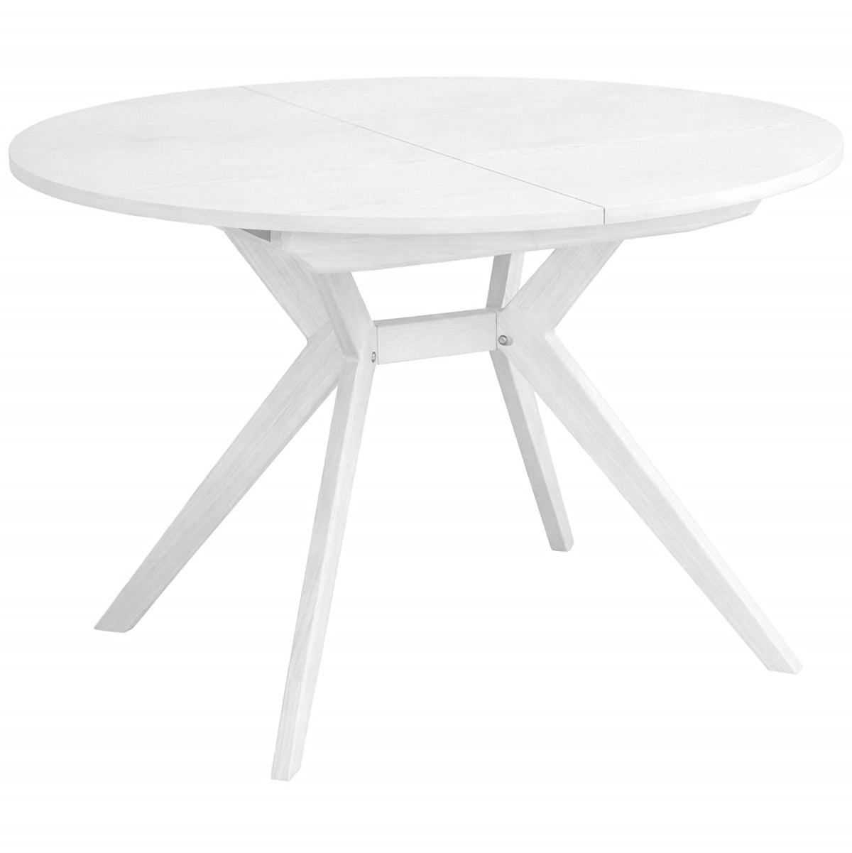 Biju Round Veneered Extendable Dining Table