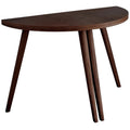 Mawi Half Moon Veneered Extendable Table
