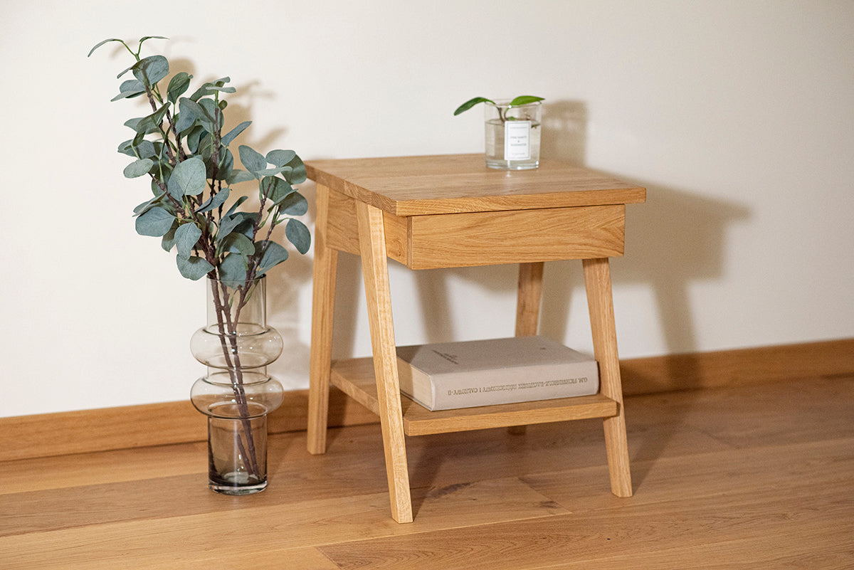 Piko Oak Bedside Table - WOO .Design