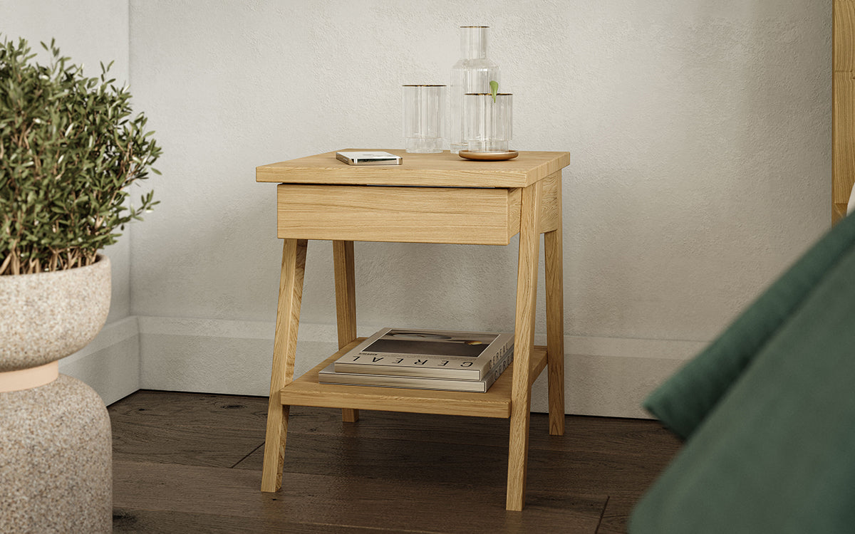 Piko Oak Bedside Table - WOO .Design