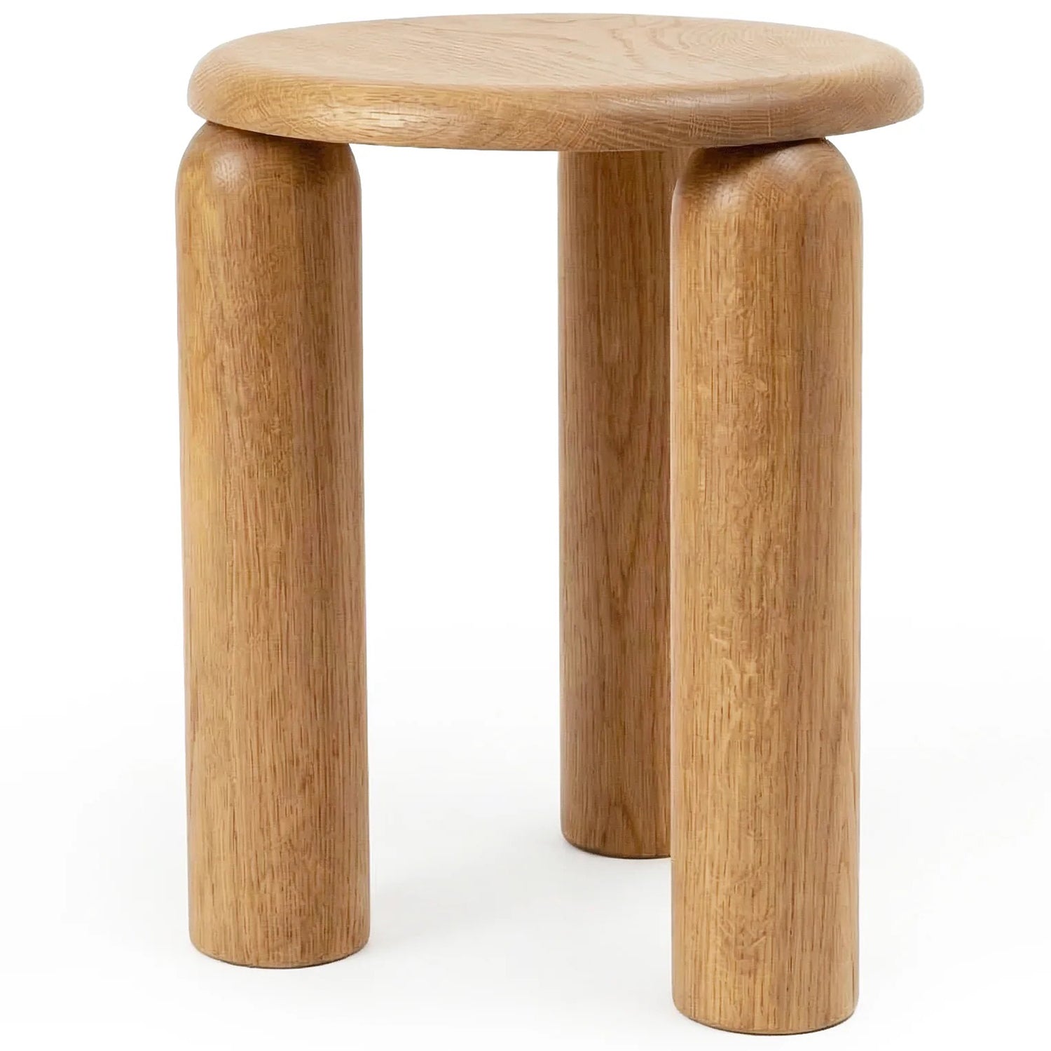 Neo High Oak Wood Side Table