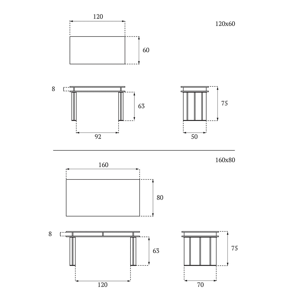 Piato Natural Oak Desk