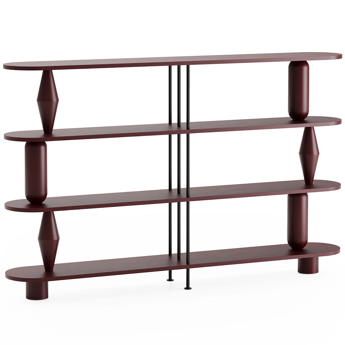 Vazoo Duo 4 Oak Wood Bookcase