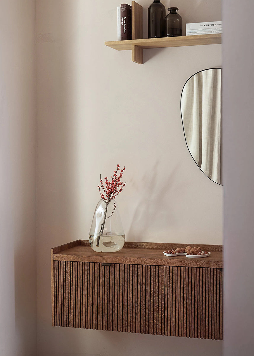 Meda 2 Oak Wood TV Unit