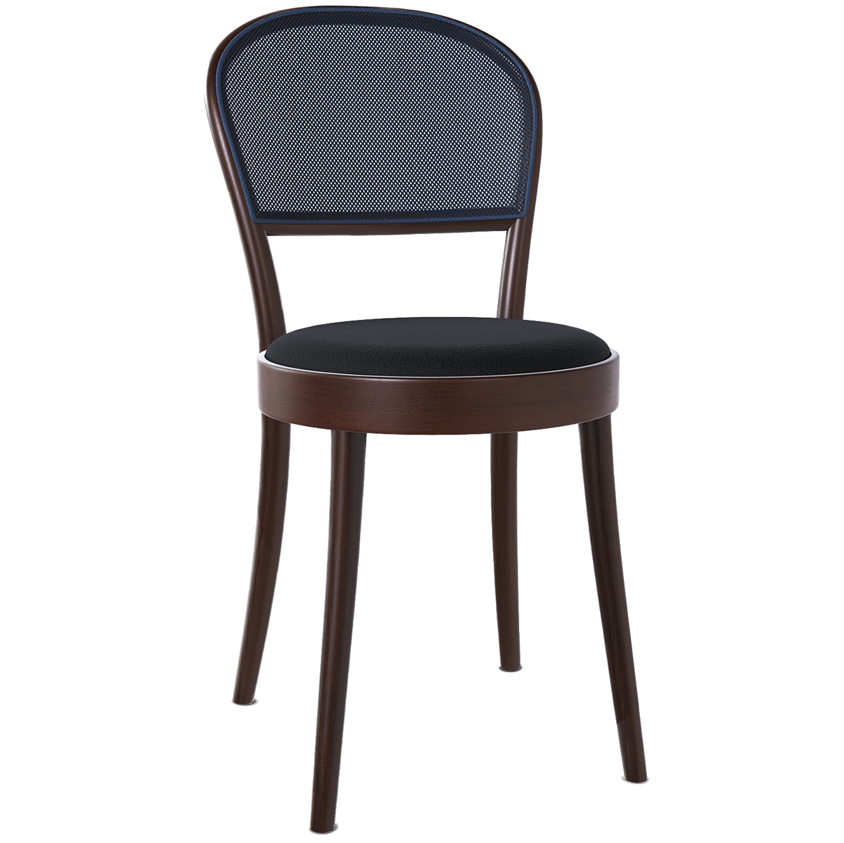 314 Upholstered Seat Mesh/Cane Back Chair - WOO .Design