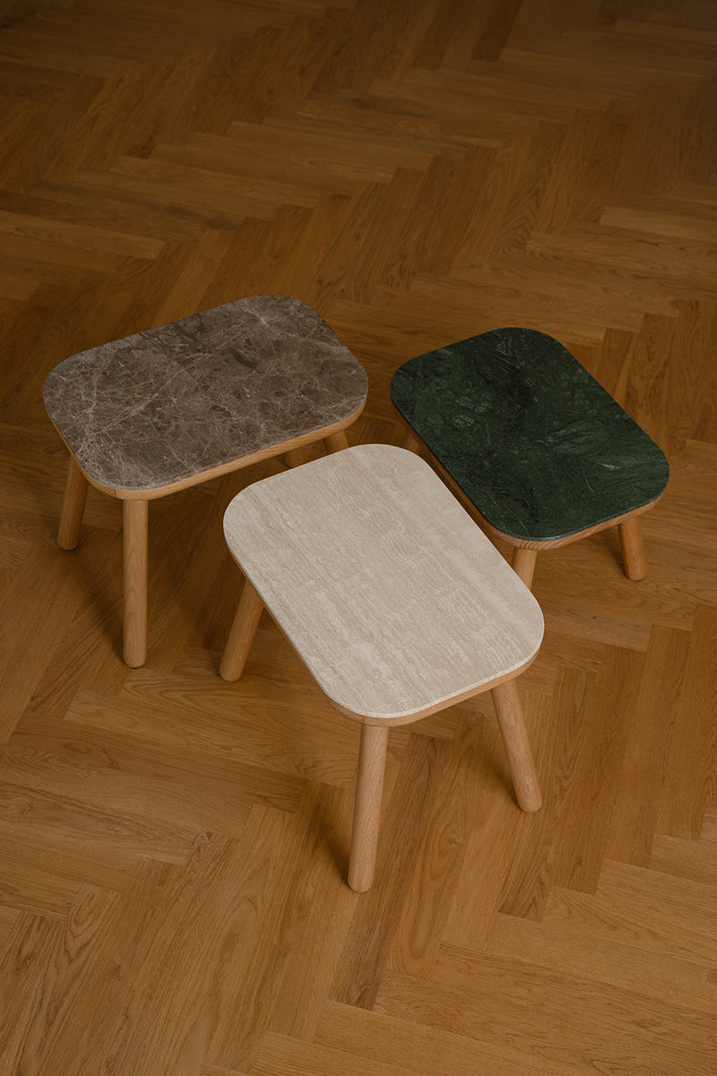 Paff Travertin Side Table
