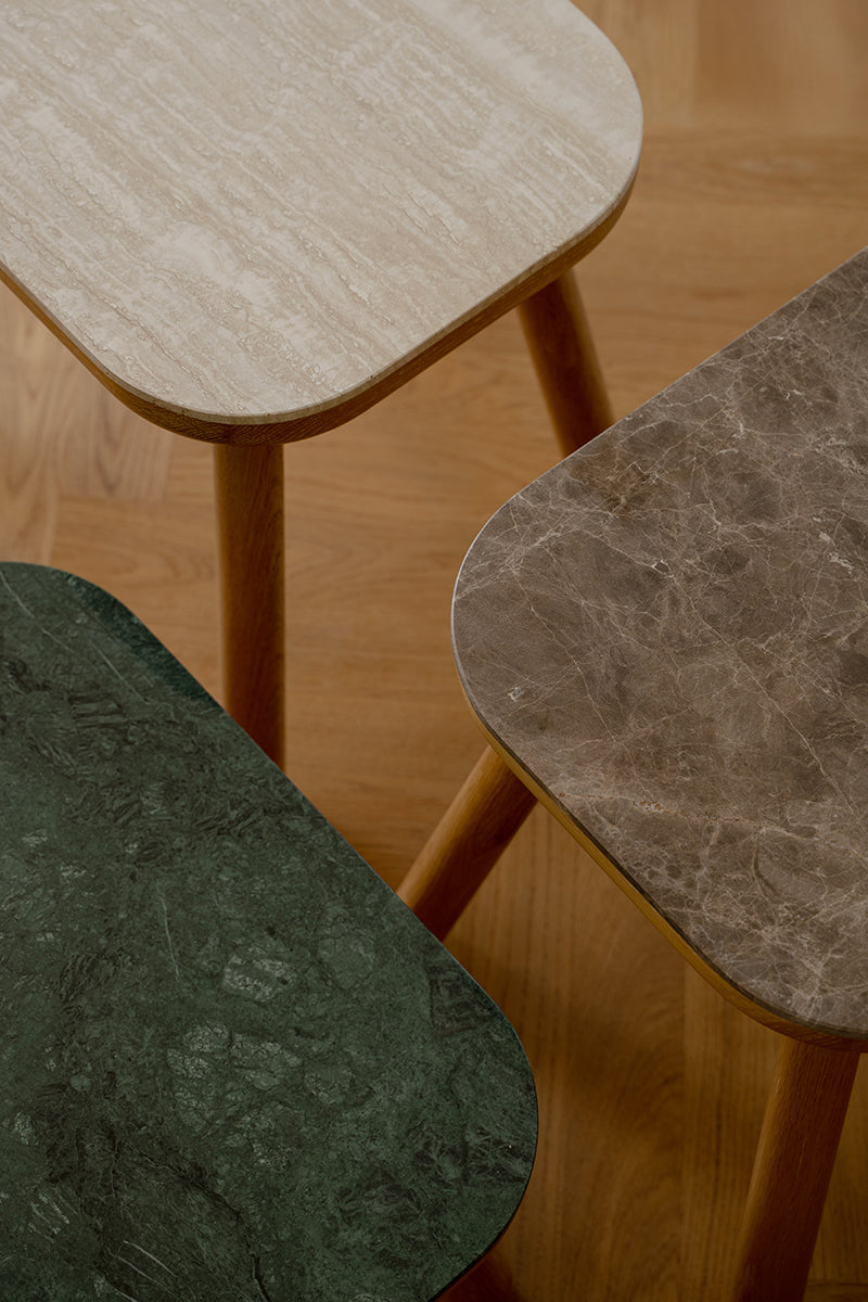 Paff Travertin Side Table
