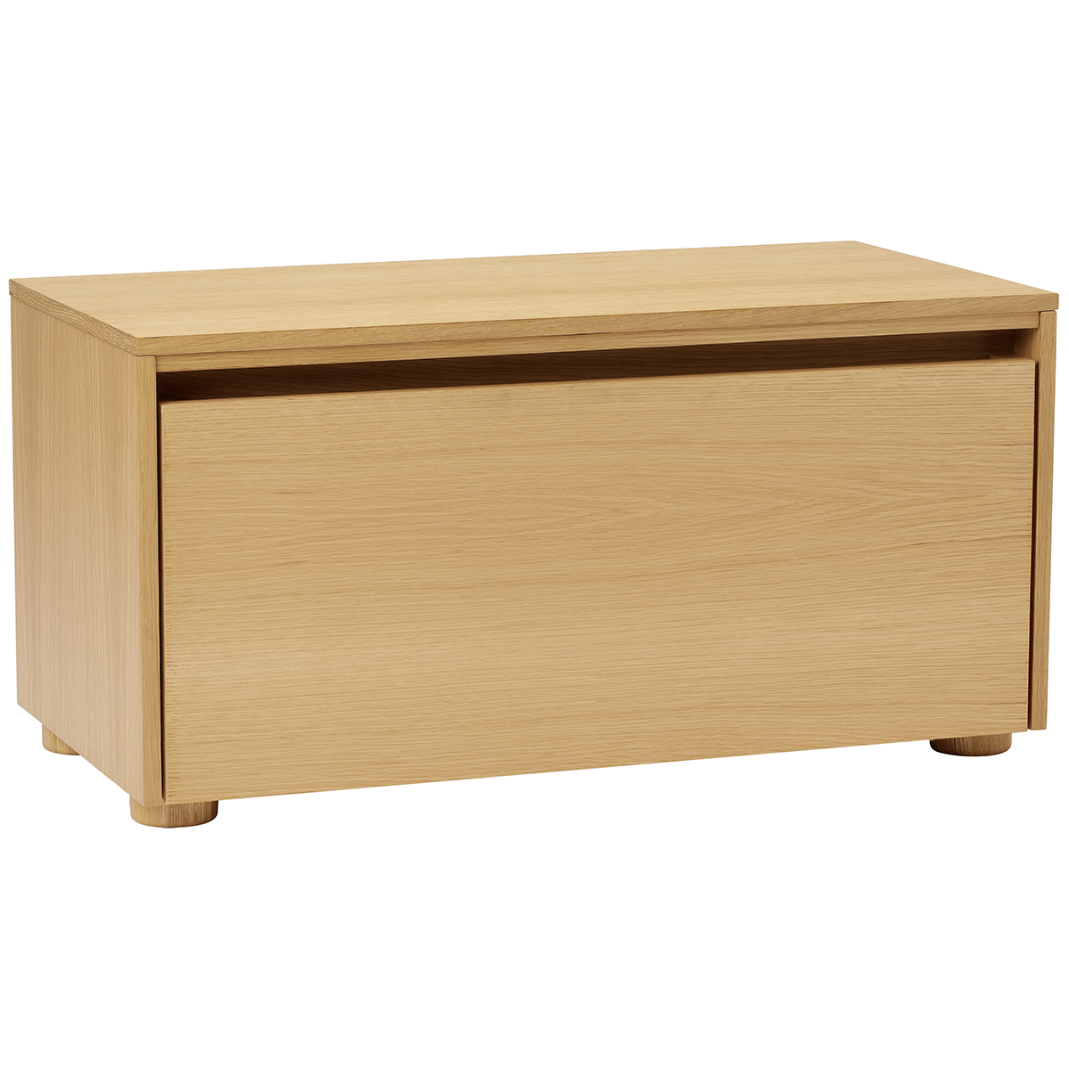 Hideaway Oak Storage Bench