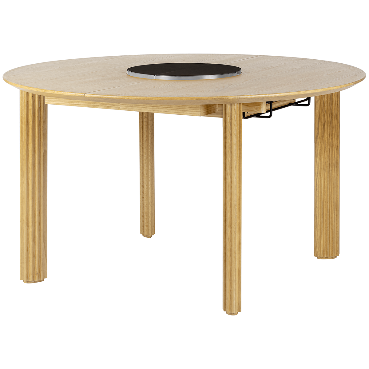Comfort Circle Extendable Dining Table with Ceramic Top