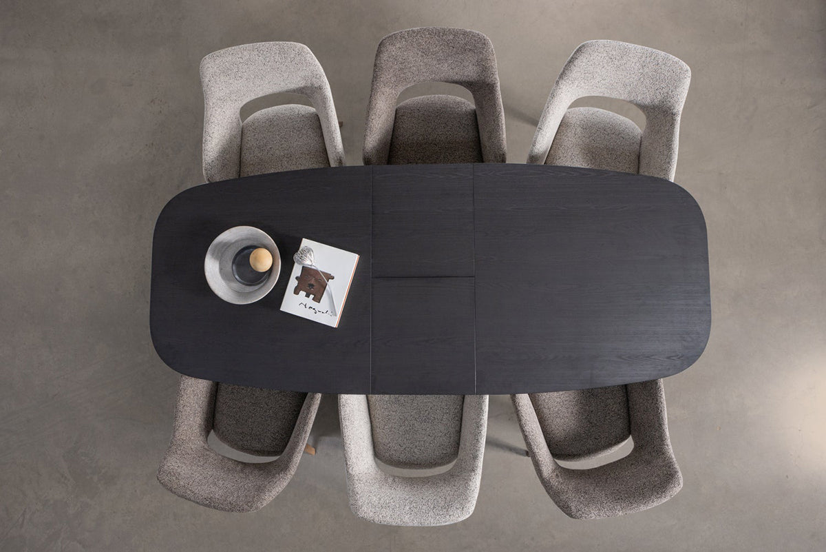 Arros Black Extendable Dining Table