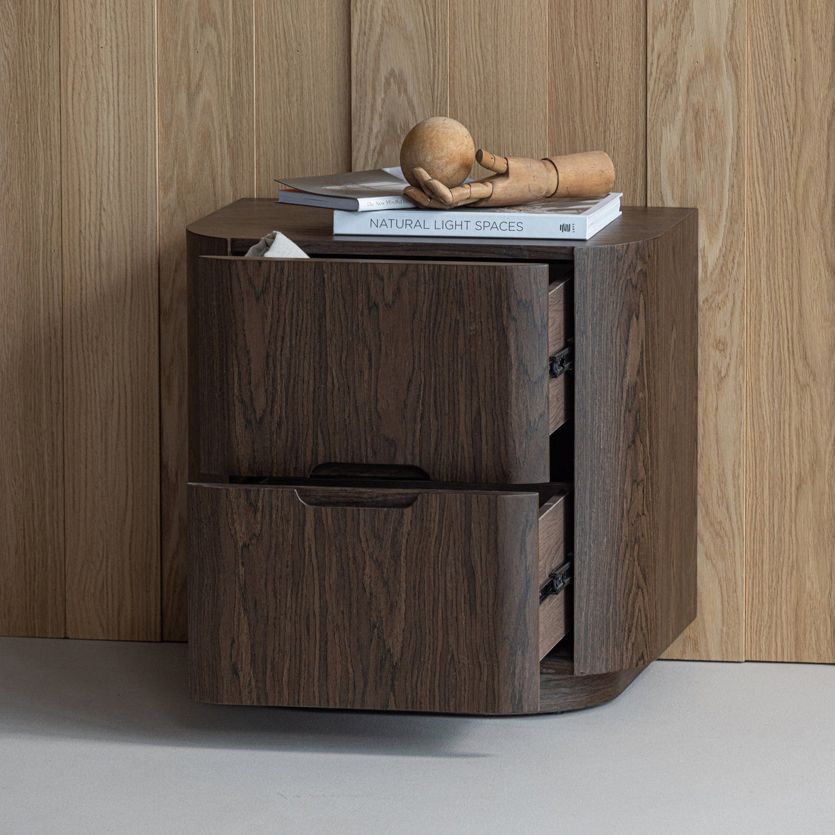Arvi 2 Drawers Night Stand