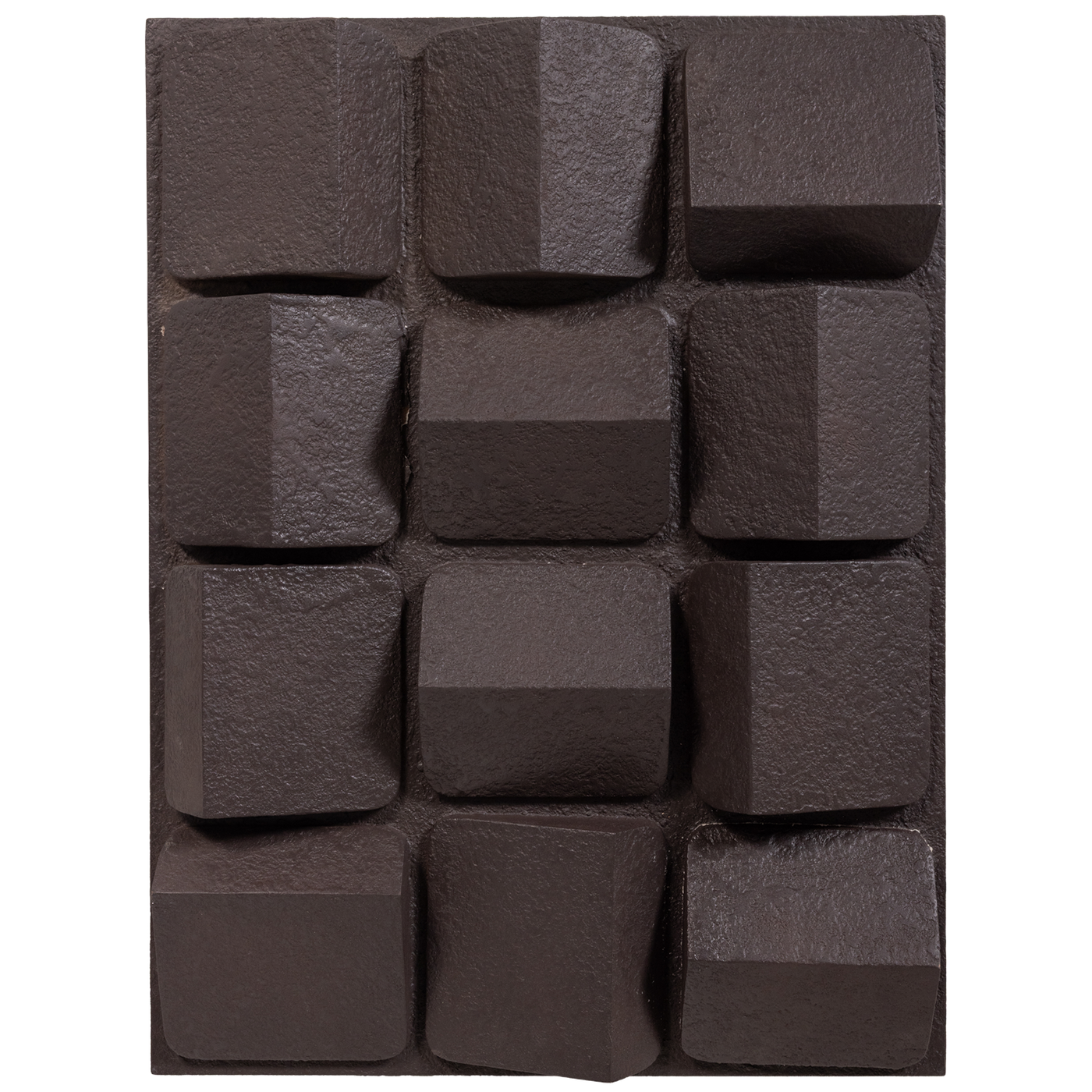 Axis Brown Concrete Look Wall Deco
