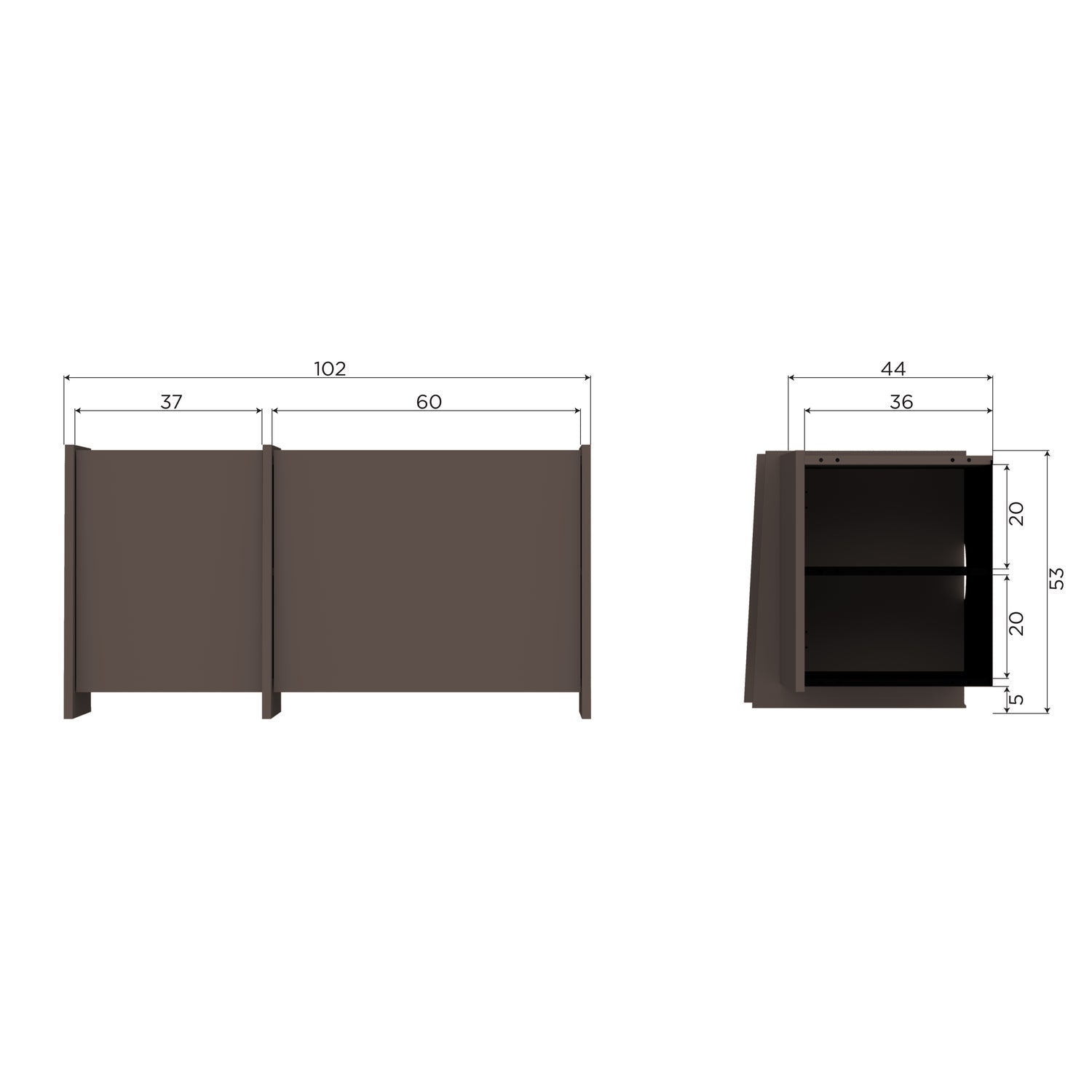 Brock 2 Doors TV Unit