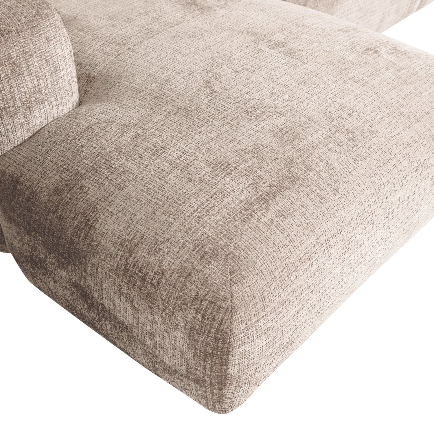 Cloud Chenille Chaise Longue Sofa