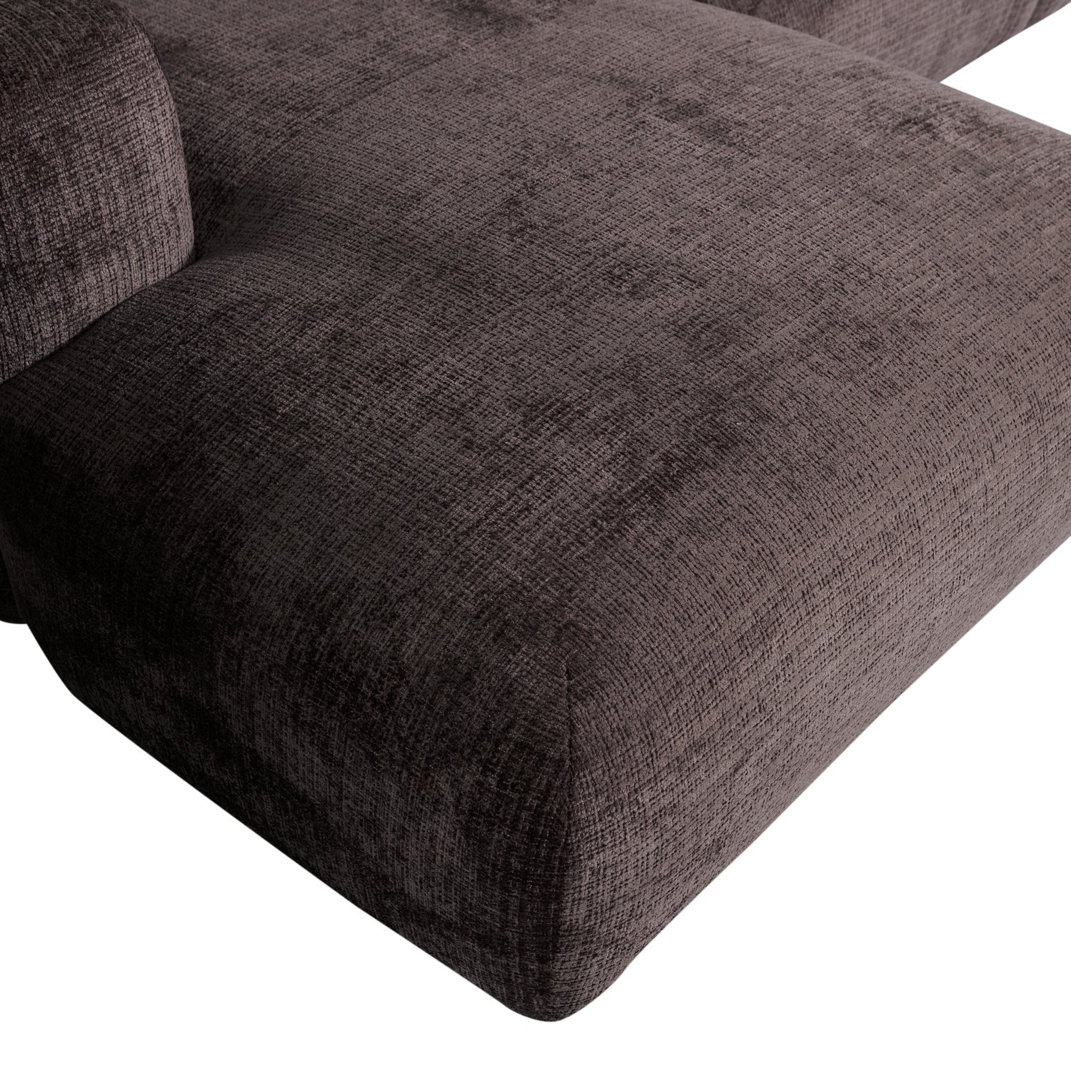 Cloud Chenille Chaise Longue Sofa