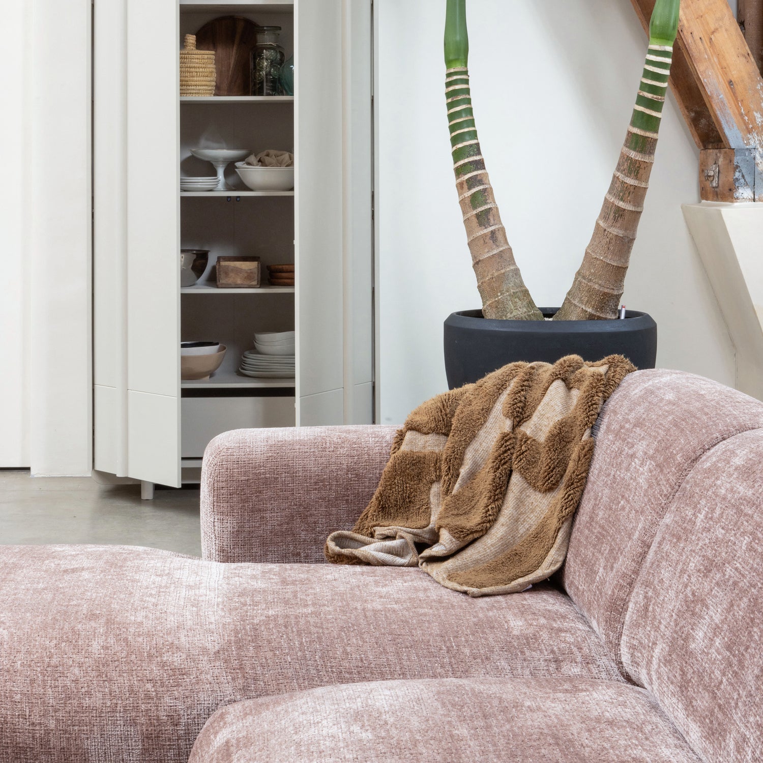Cloud Chenille Chaise Longue Sofa