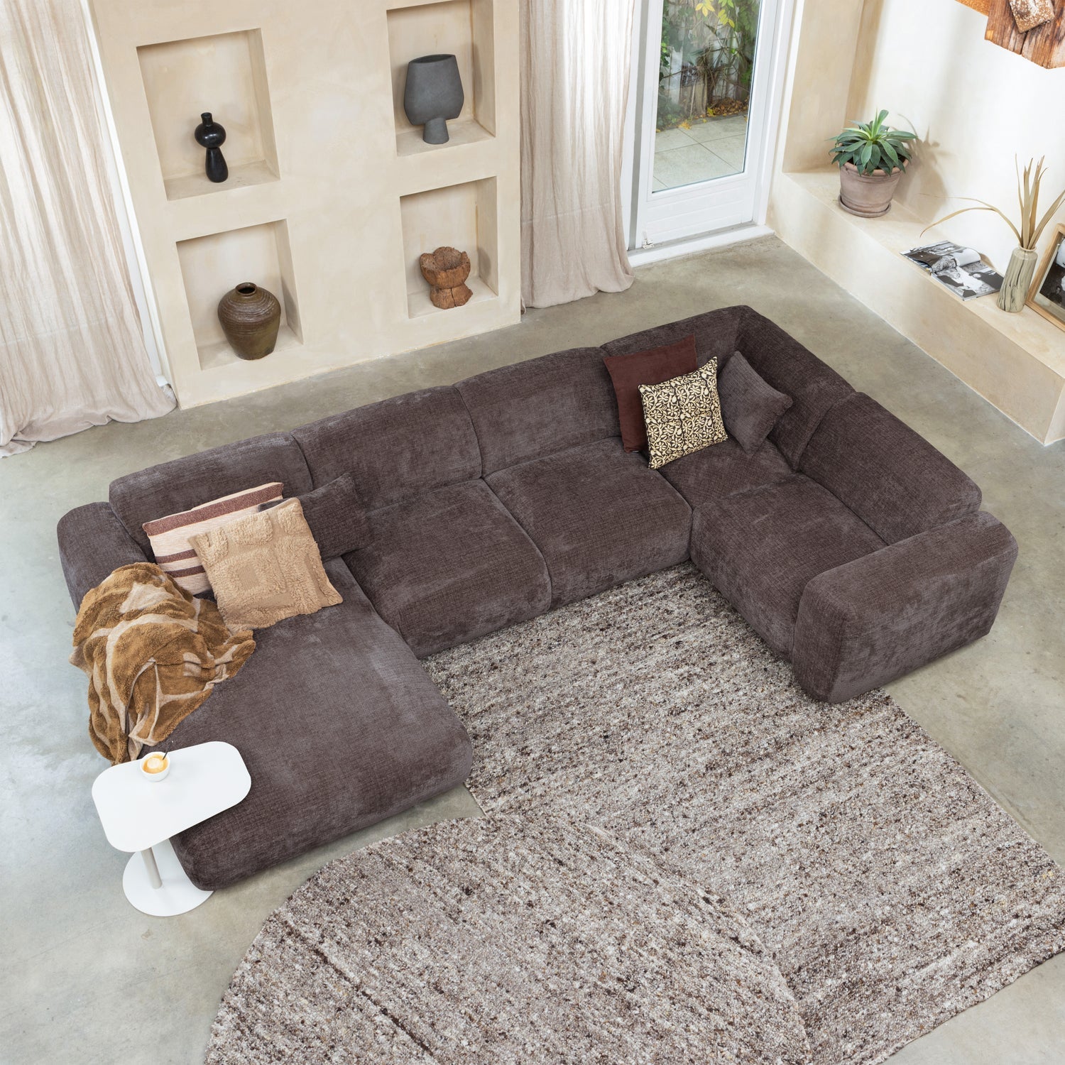 Cloud Chenille Corner Sofa