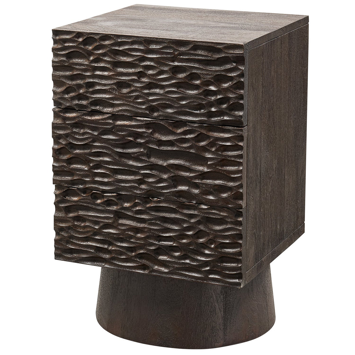 Crumble Mango Wood Nightstand