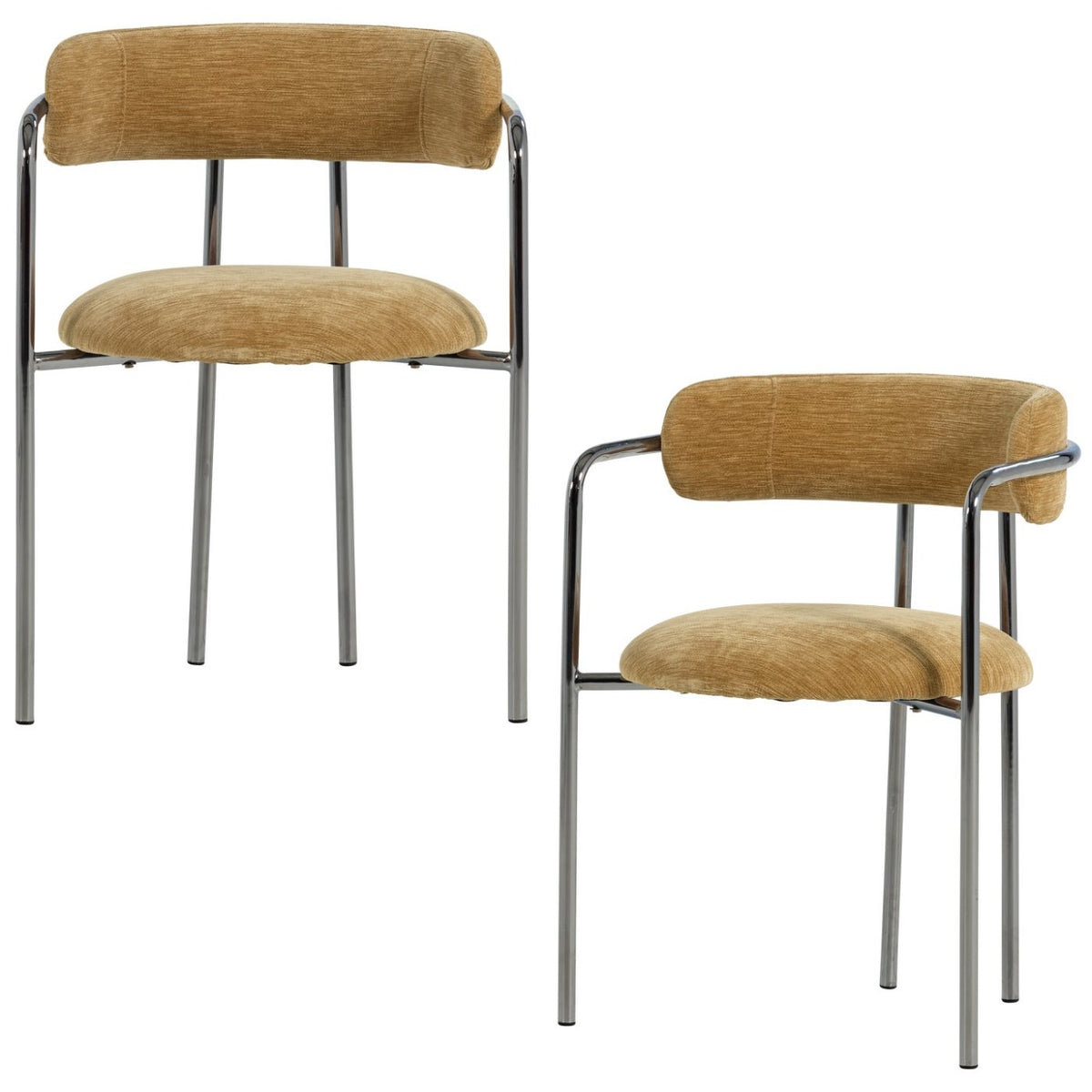 Cuby Chrome Dining Chair