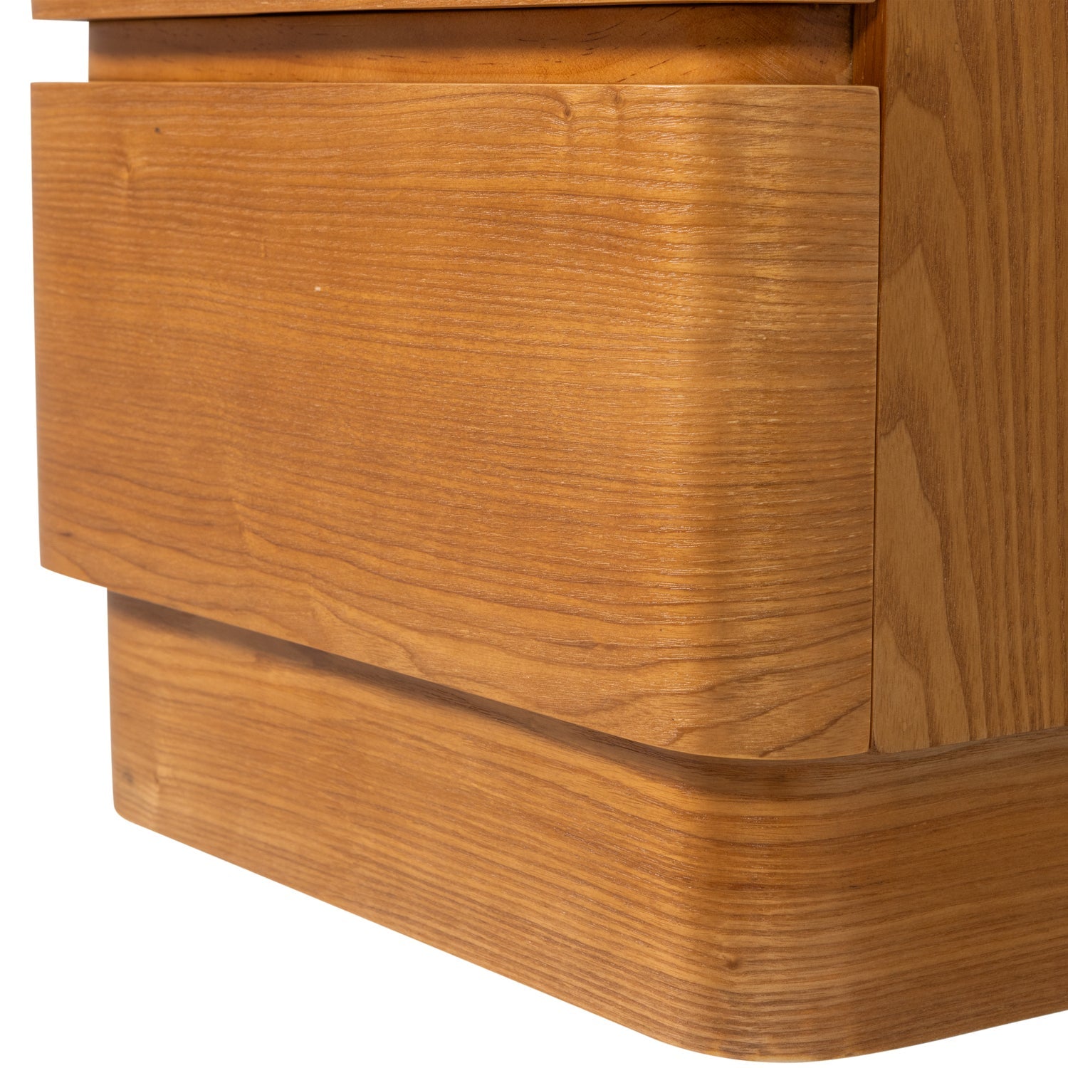 Fejo Brown 2 Drawers Night Stand
