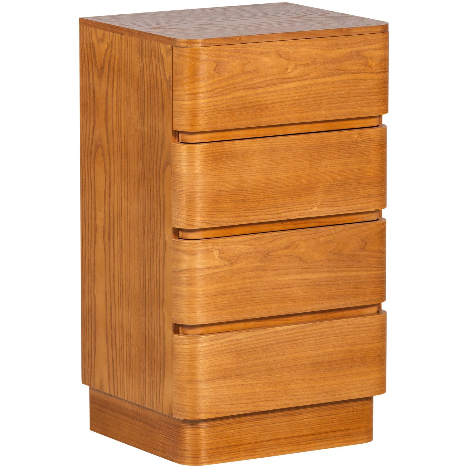 Fejo Brown 4 Drawers Dresser