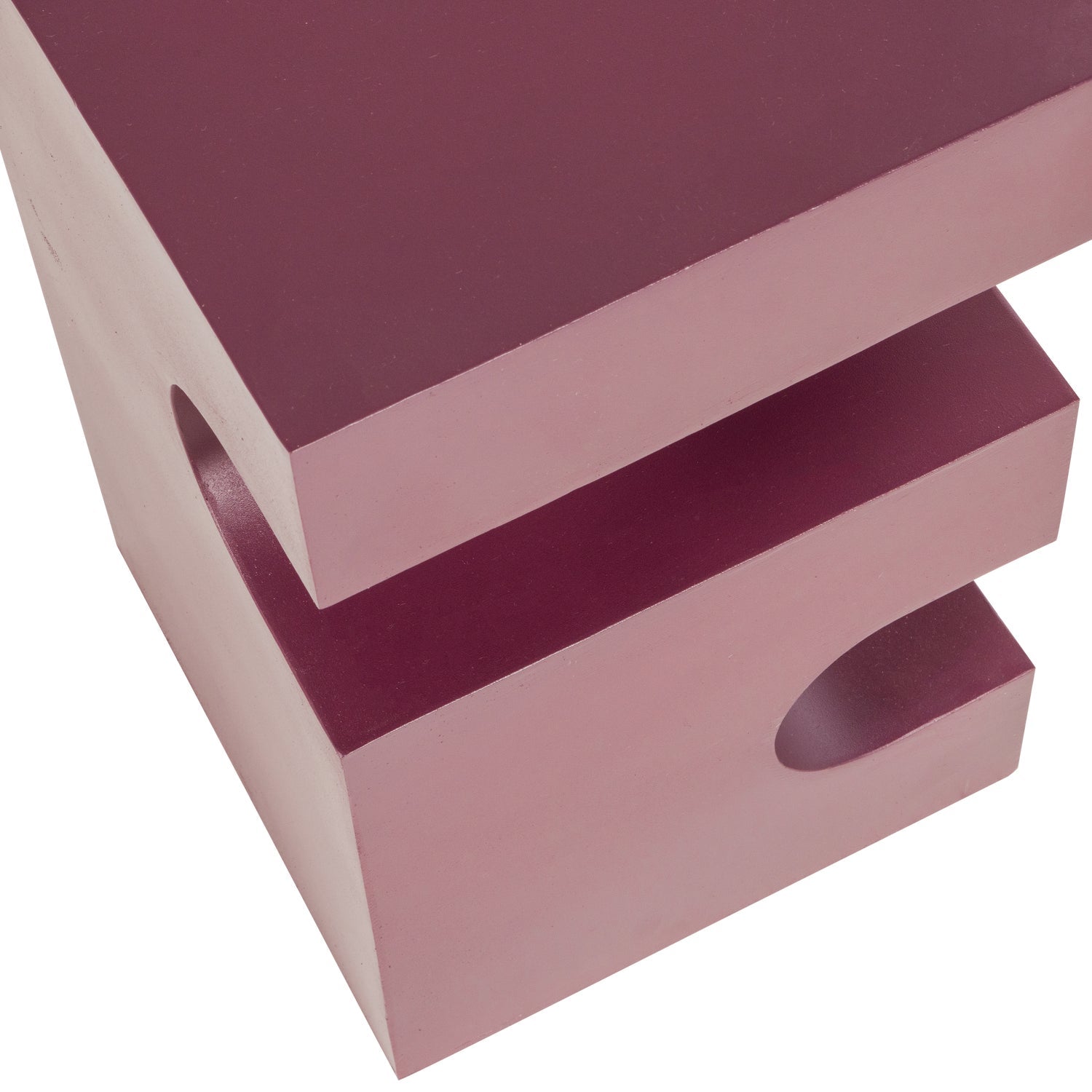 Jessa Purple/Brown Side Table