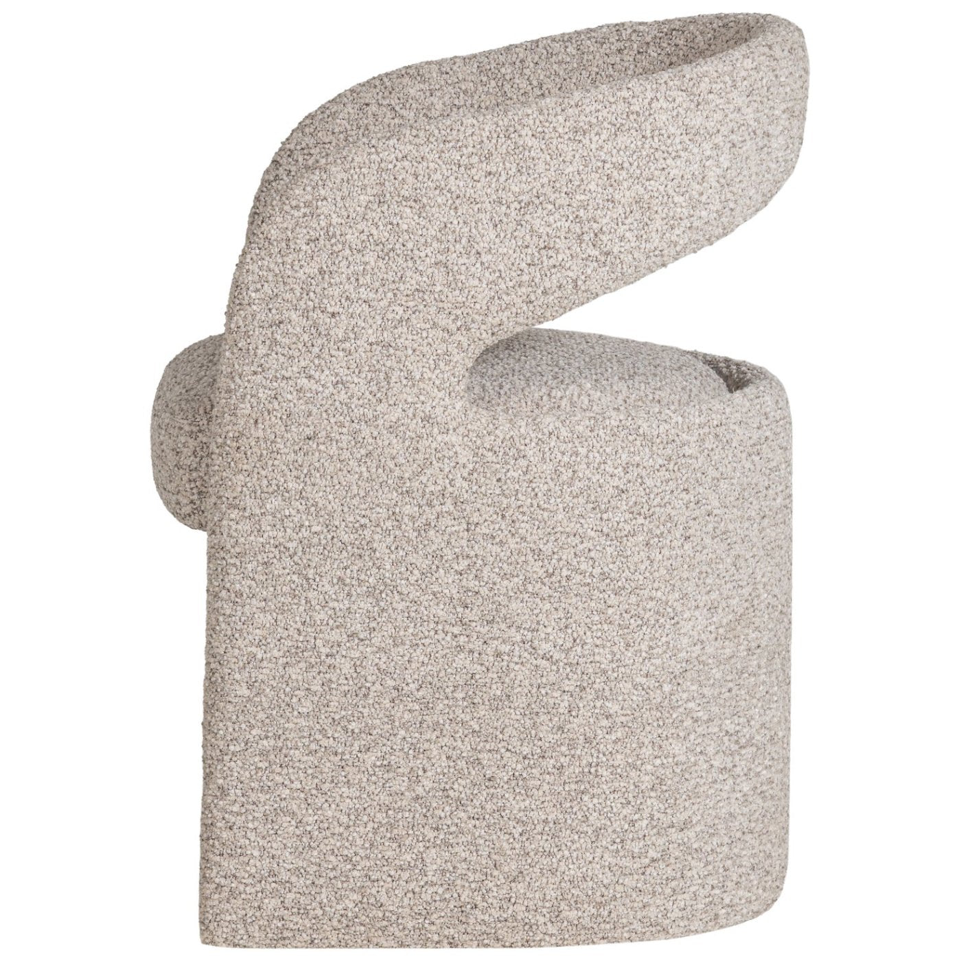 Lanor Coarse Bouclé Dining Chair