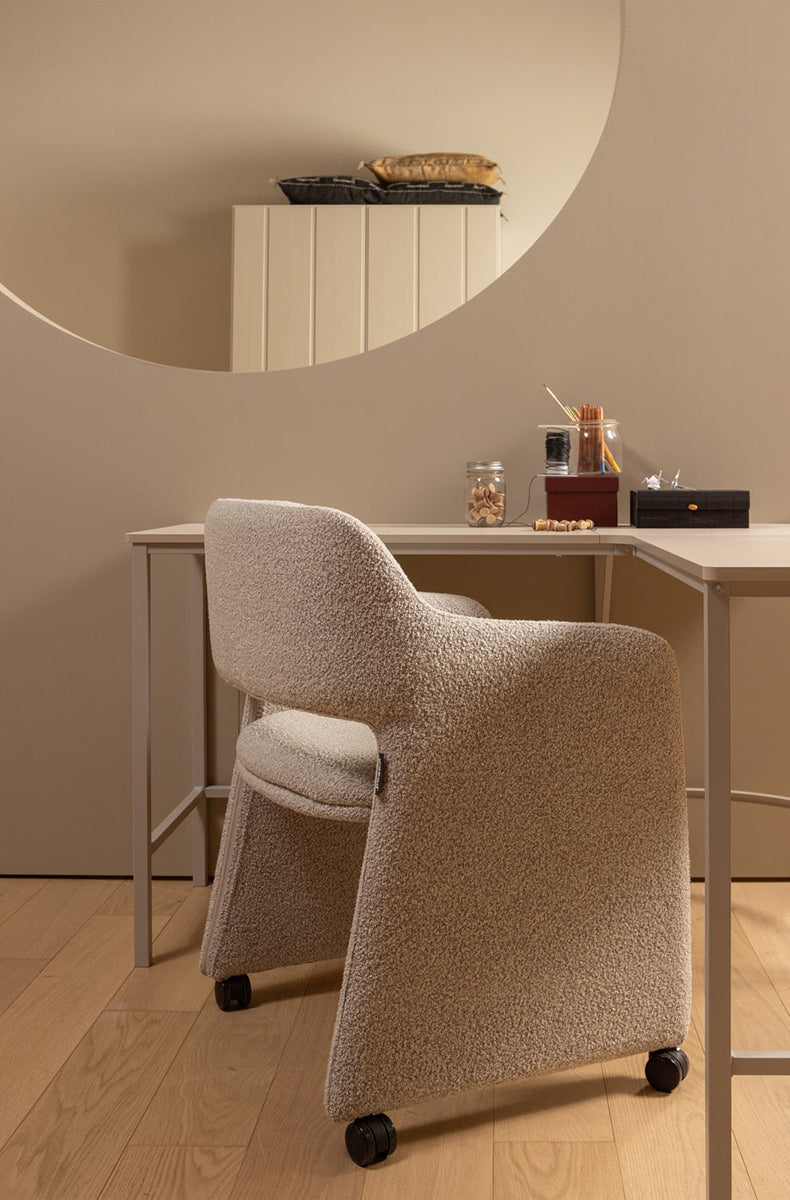 Lyric Dining Chair with Wheels
