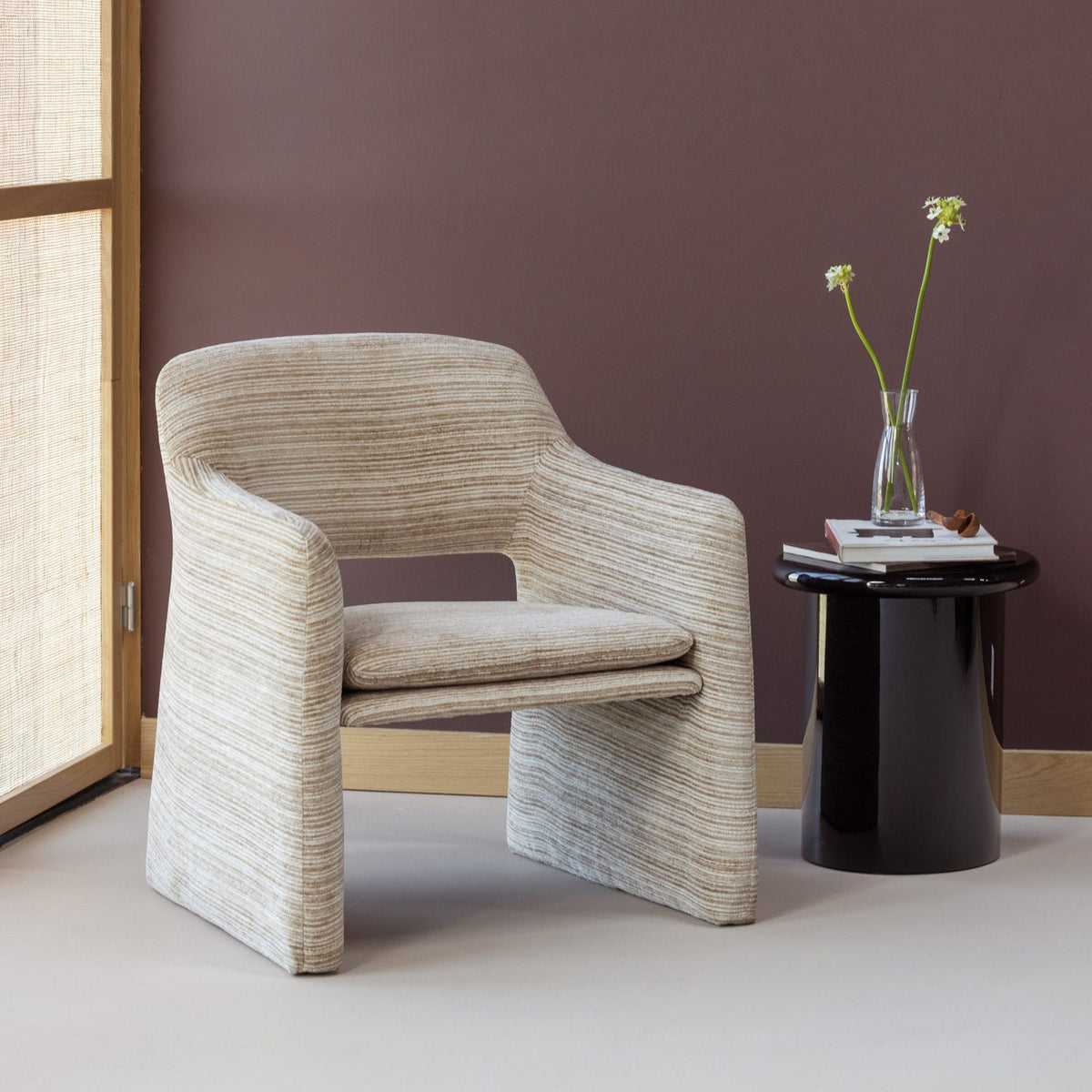 Lyric Stripe Dessin Armchair