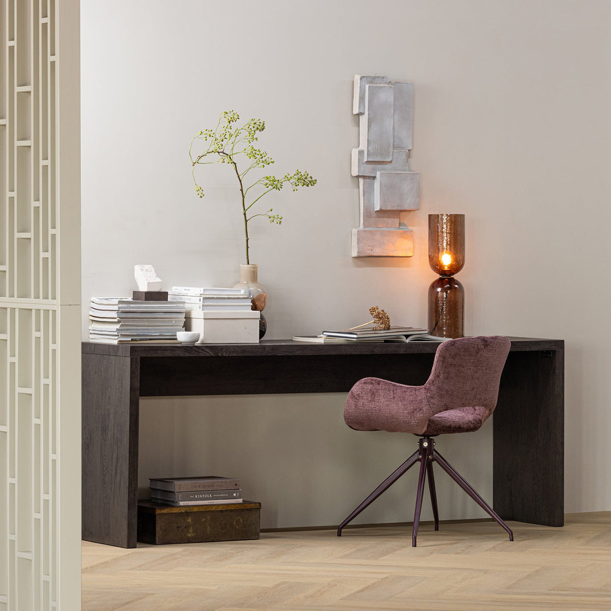 Maan Dark Brown Desk (Display)