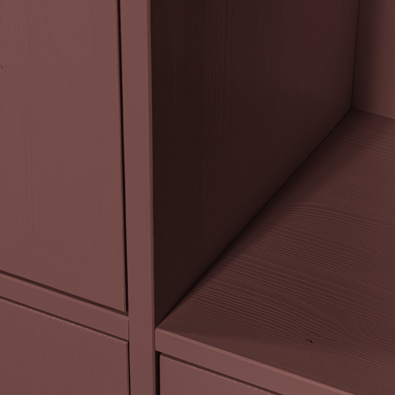 Merel Pine Wood Storage Cabinet