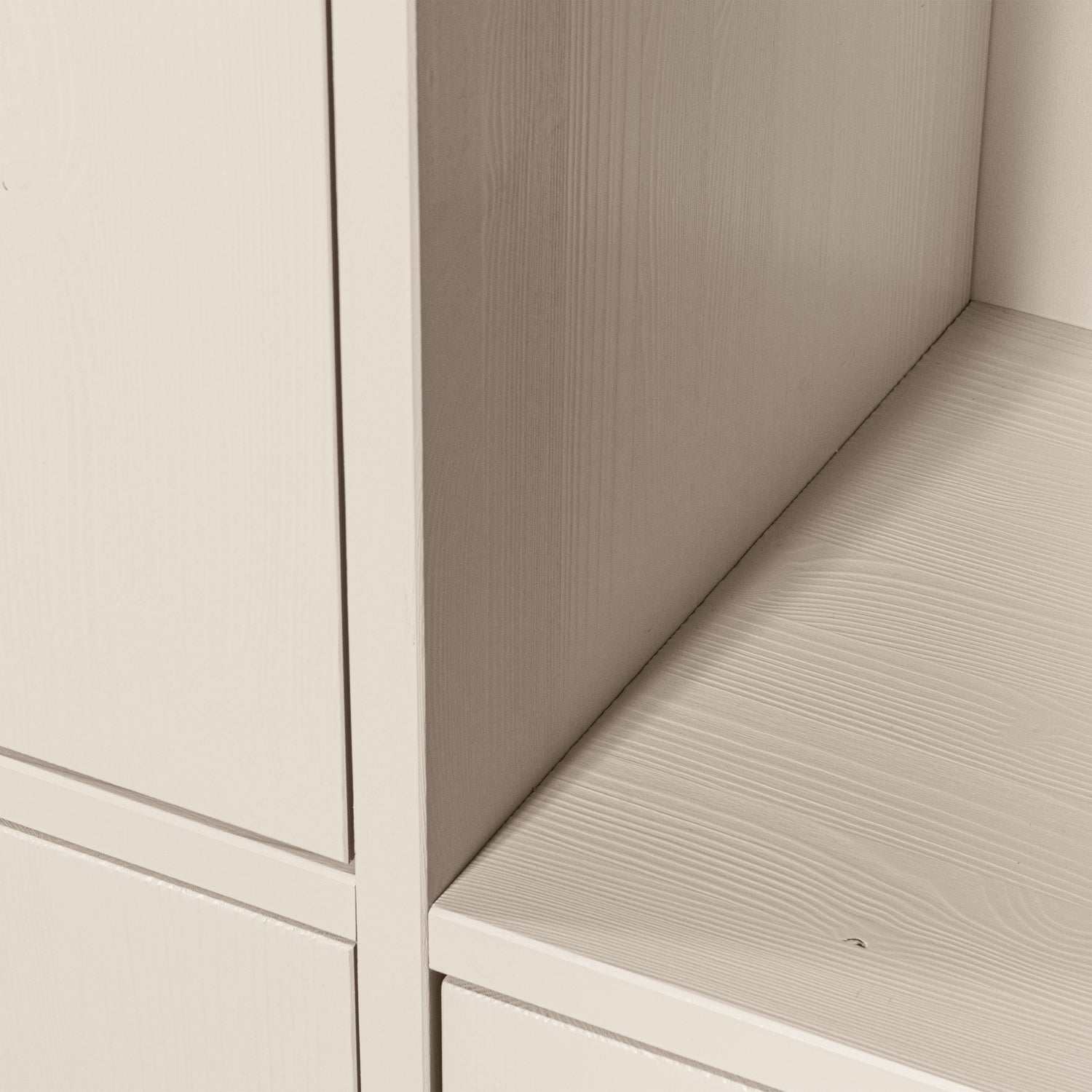 Merel Pine Wood Storage Cabinet