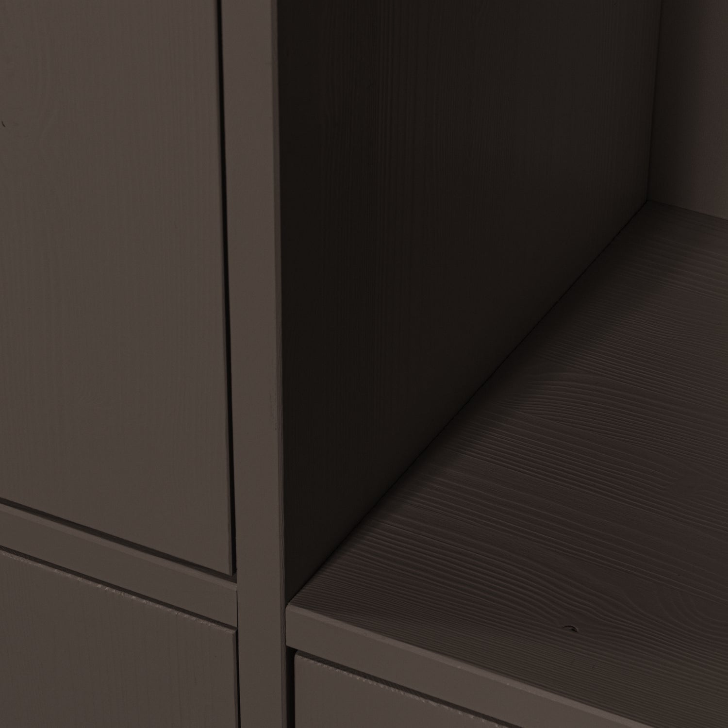 Merel Pine Wood Storage Cabinet