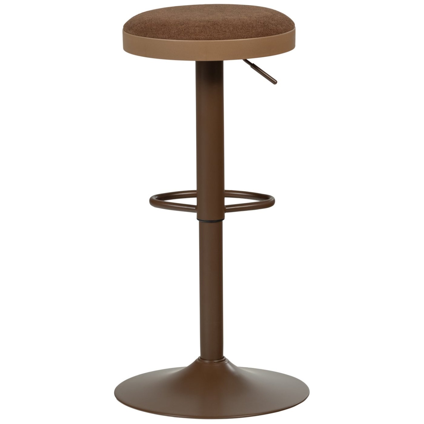 Mevo Chenille Height Adjustable Barstool