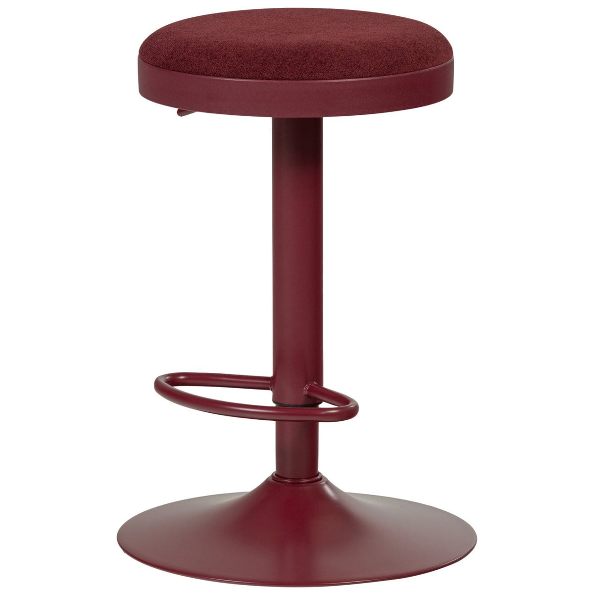 Mevo Chenille Height Adjustable Barstool