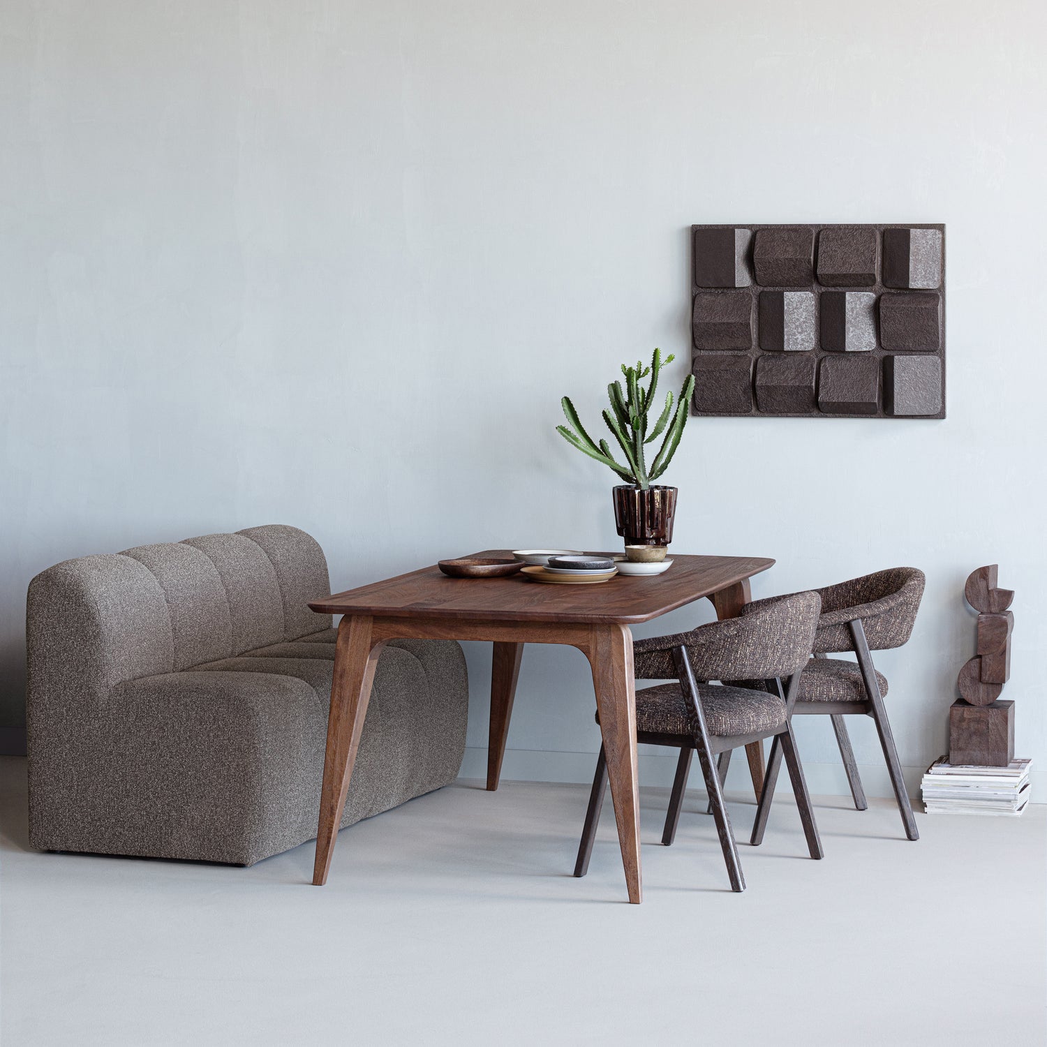 Mojo Dining Bench with Backrest